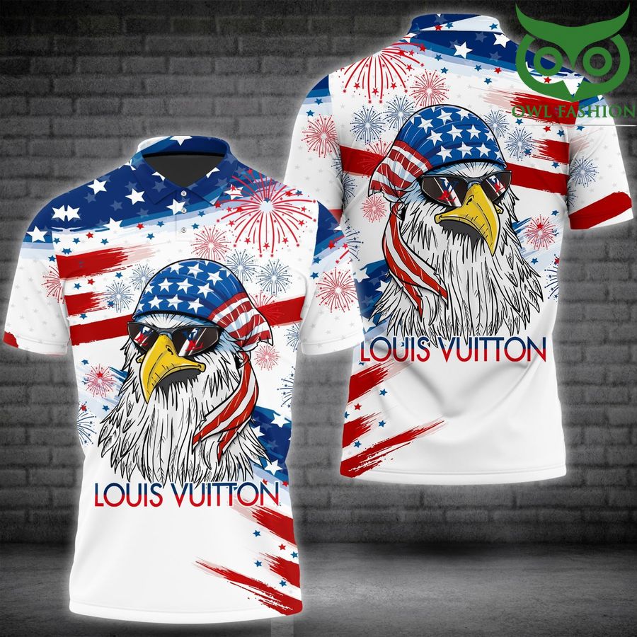 5 Louis Vuitton American eagle swag Polo Shirt US