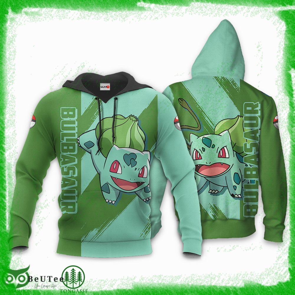 145 Pokemon Bulbasaur Hoodie Shirt Anime Ugly Sweater