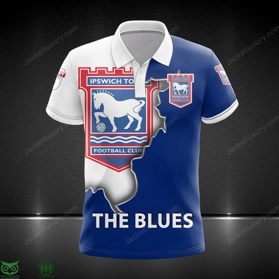 Ipswich Town F.C The Championship 3D Printed Polo T-Shirt Hoodie