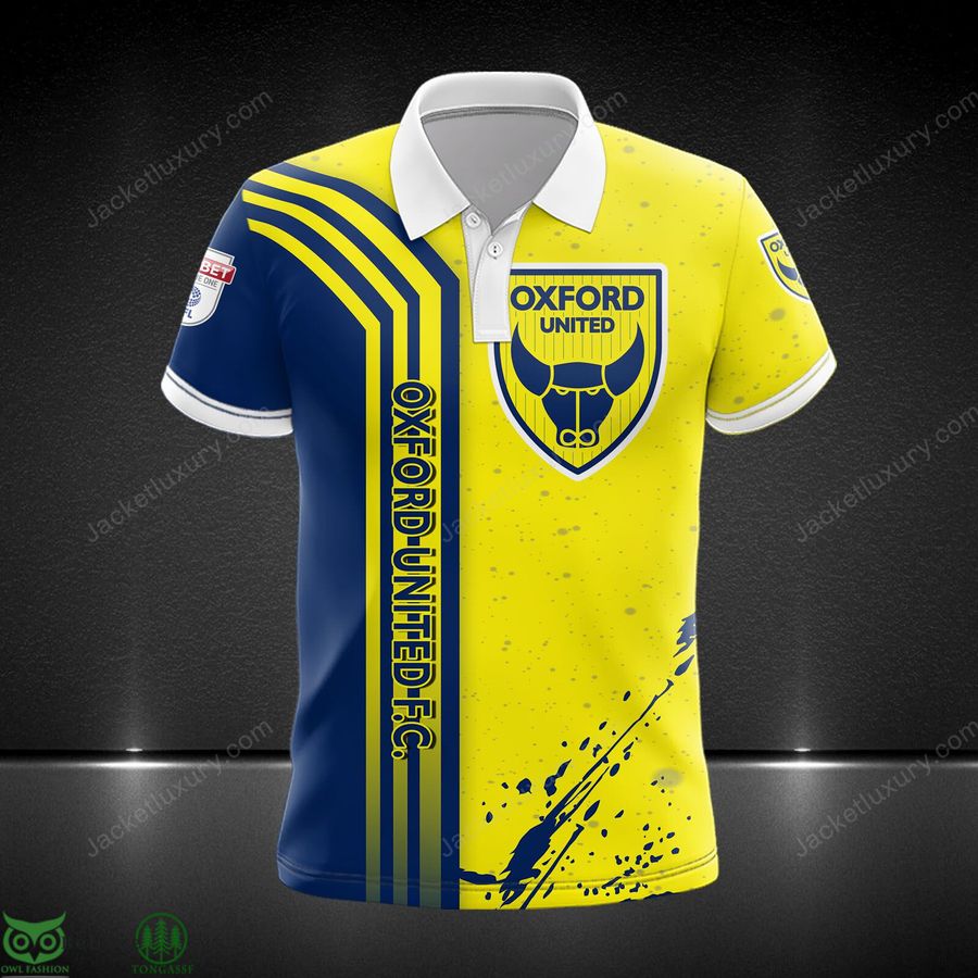 68 Oxford United F.C League One 3D Printed Polo T Shirt Hoodie