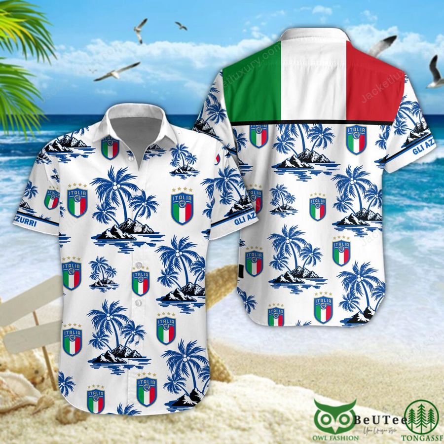 9 Italy UEFA football team Hawaiian Shirt Shorts