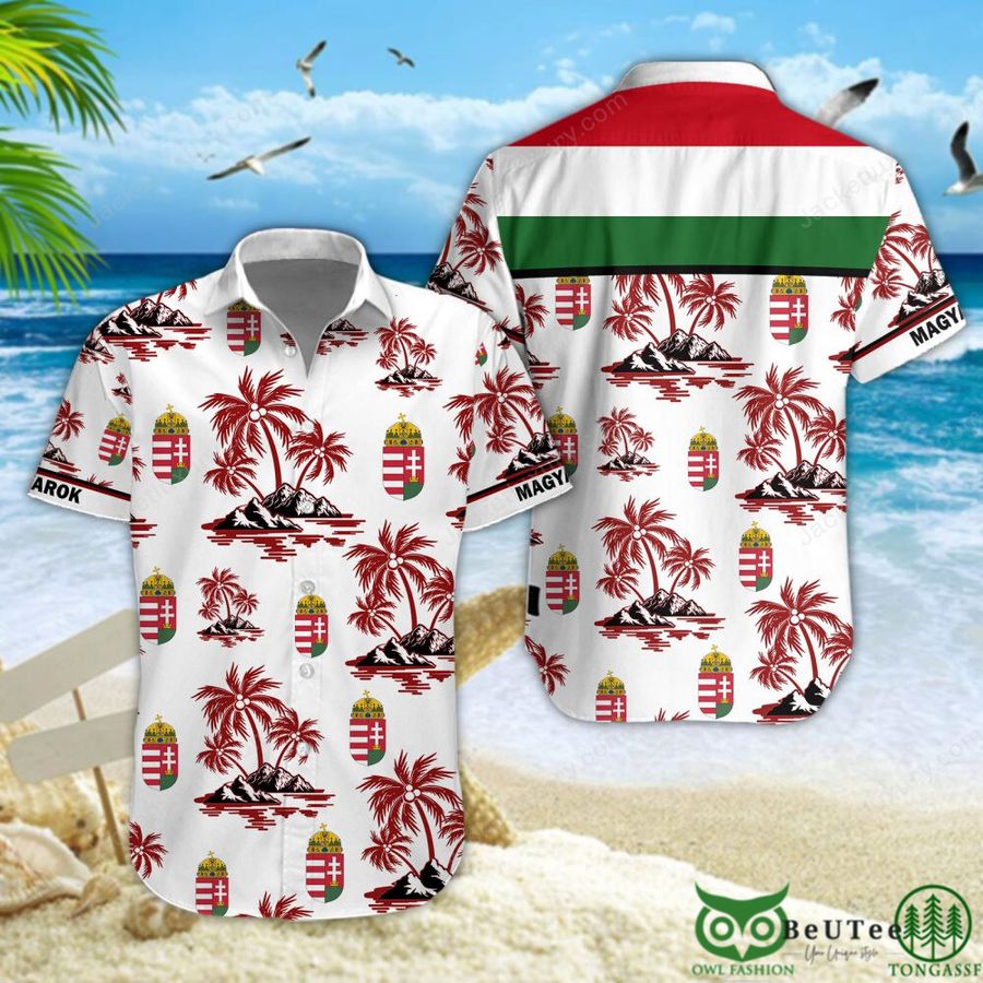 Hungary UEFA football team Hawaiian Shirt Shorts