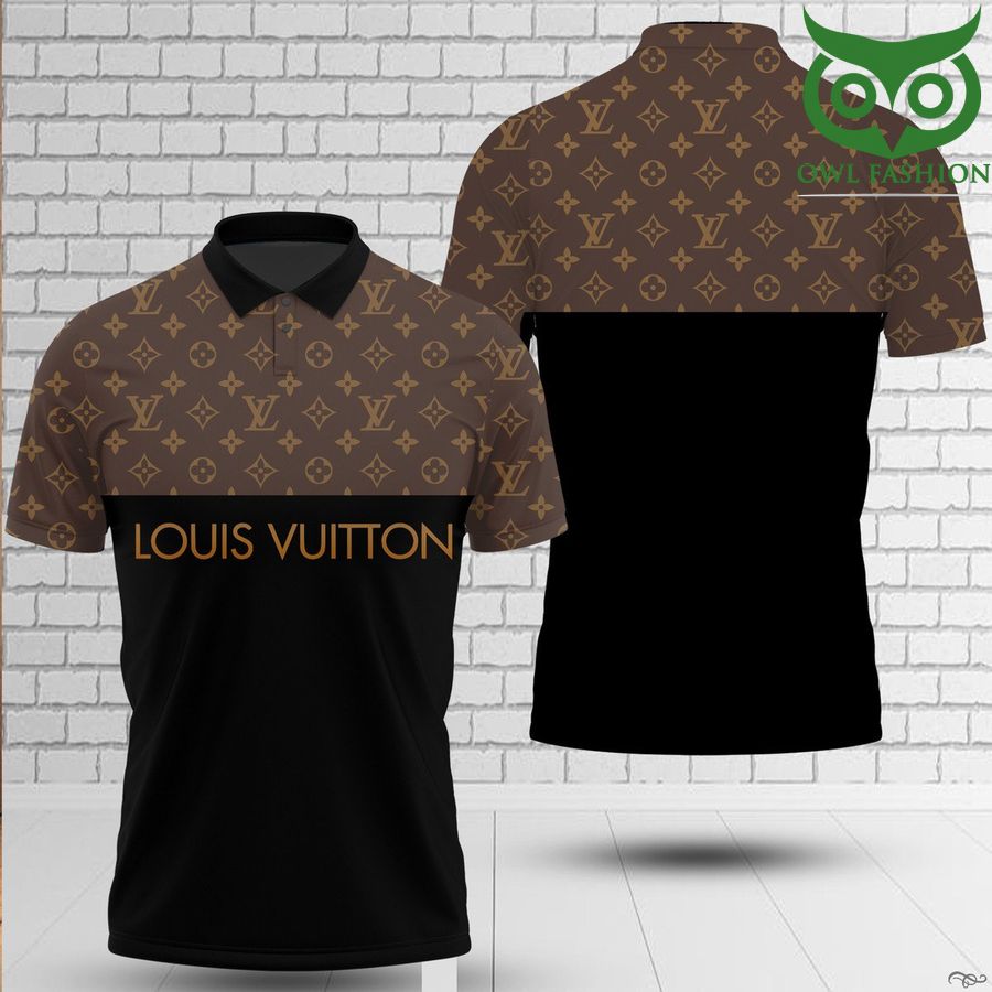 Louis Vuitton half black label PREMIUM POLO SHIRT 