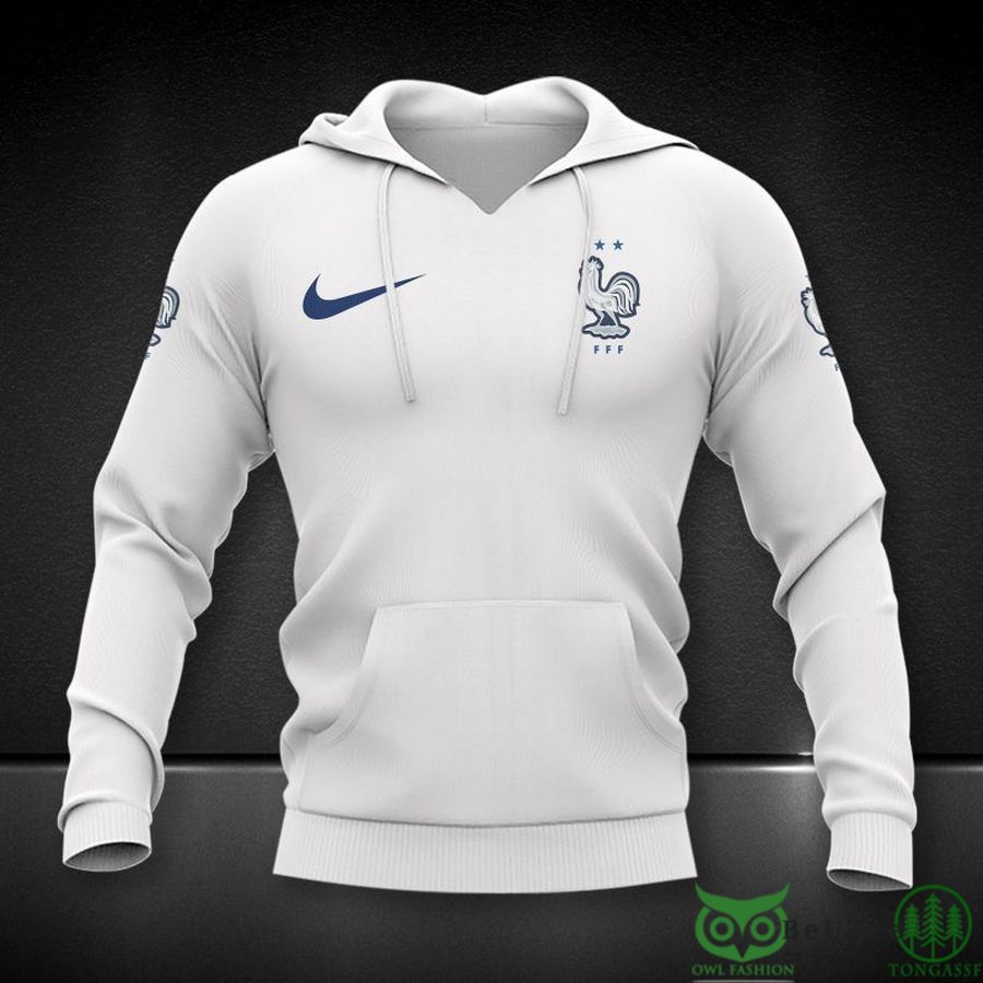 3 France National Euro Football 3D Polo T shirt Hoodie