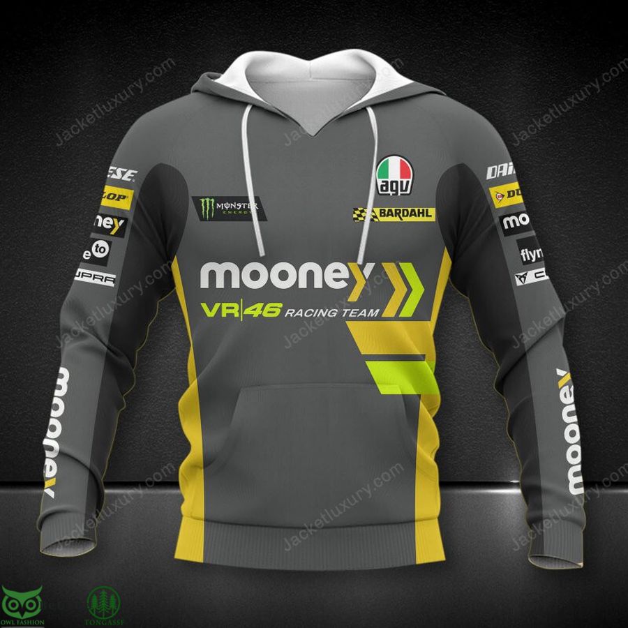 Mooney VR46 Racing Team MotoGP 3D Printed Polo T-Shirt Hoodie