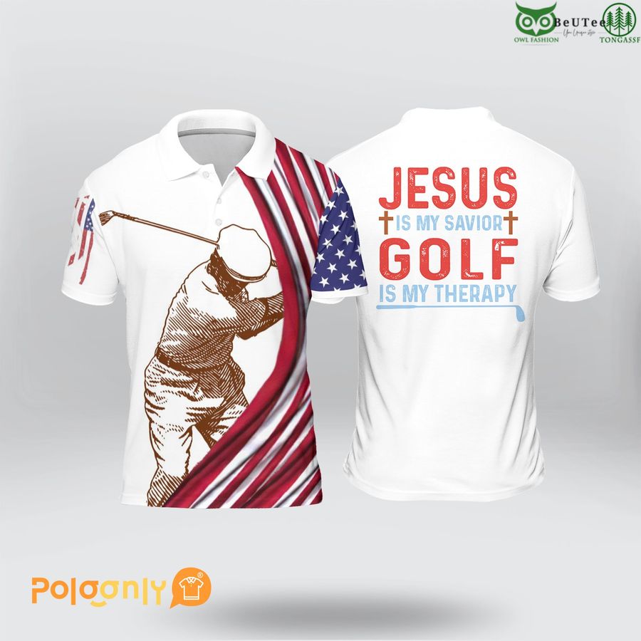 Golf Jesus Polo Shirts For Men And Women 
