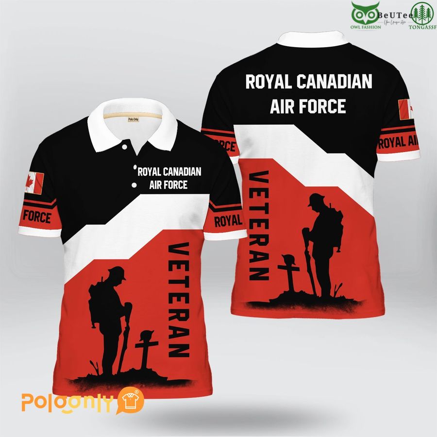 Royal Canadian Air Force Veteran Polo Shirt 