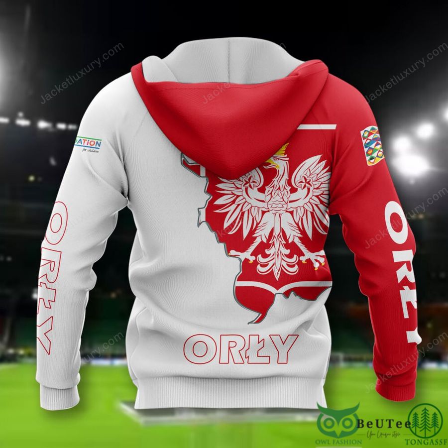51 Poland National Euro Football 3D Polo T shirt Hoodie
