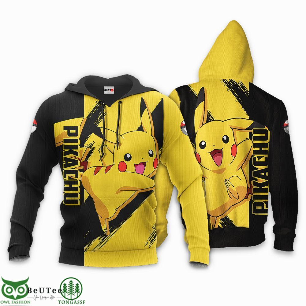 19 Pokemon Pikachu Yellow Hoodie Anime