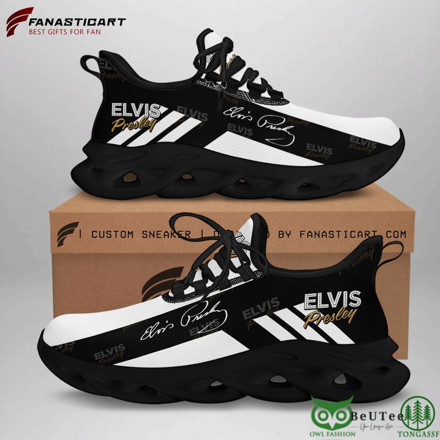 25 Elvis Presley Black and White Max Soul Sneaker