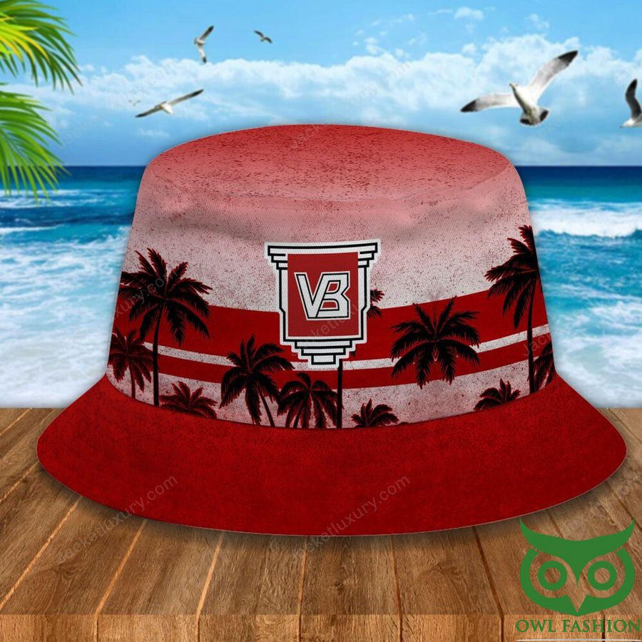 6 Vejle Boldklub Palm Tree Red Bucket Hat