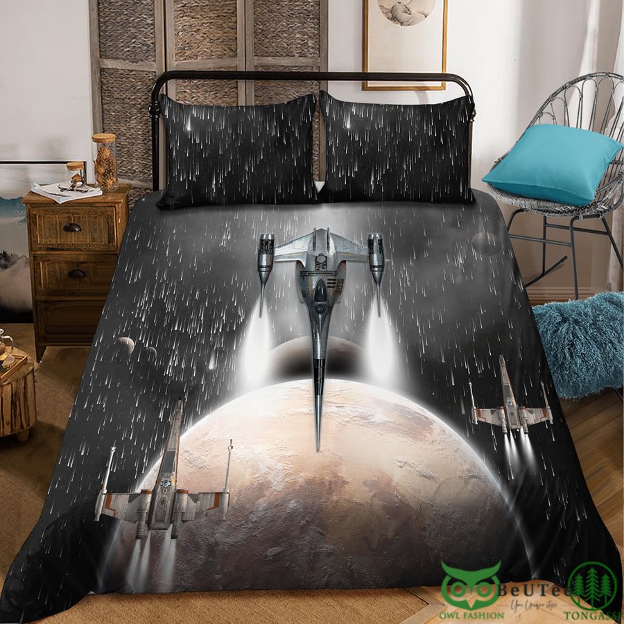 19 Star Wars Aircraft Black Bedding Set