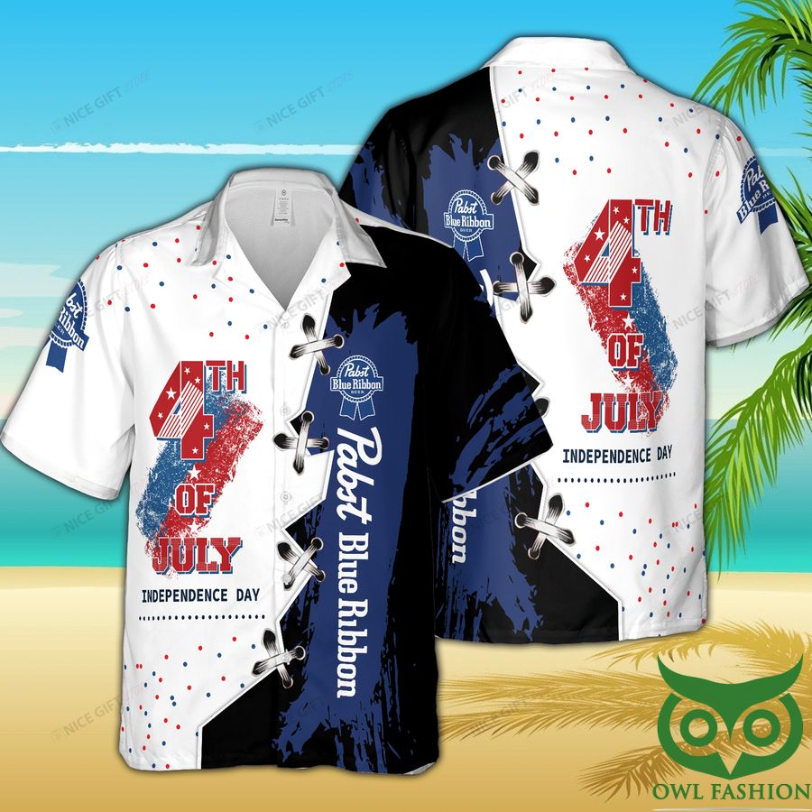 33 Pabst Blue Ribbon 4th of July Independence Day Hawaii 3D Shirt