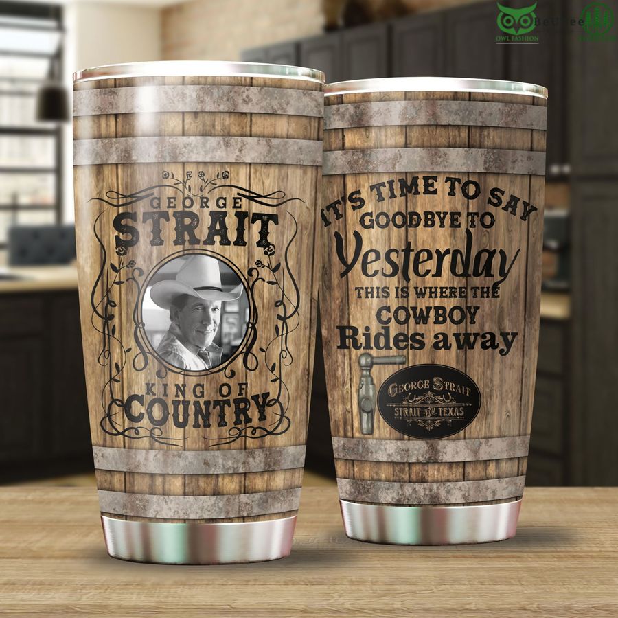 George Strait Stainless Steel Tumbler Cup