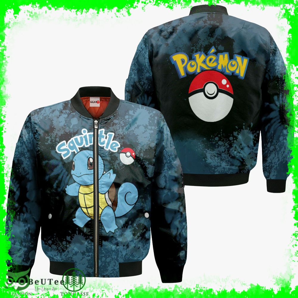 231 Squirtle Hoodie Pokemon Anime Tie Dye Style Ugly Sweater