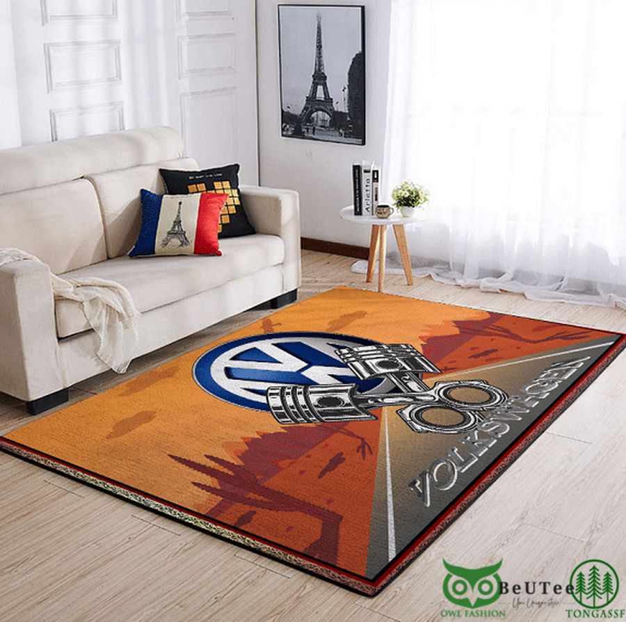 13 Limited Edition Volkswagen Orange Carpet Rug