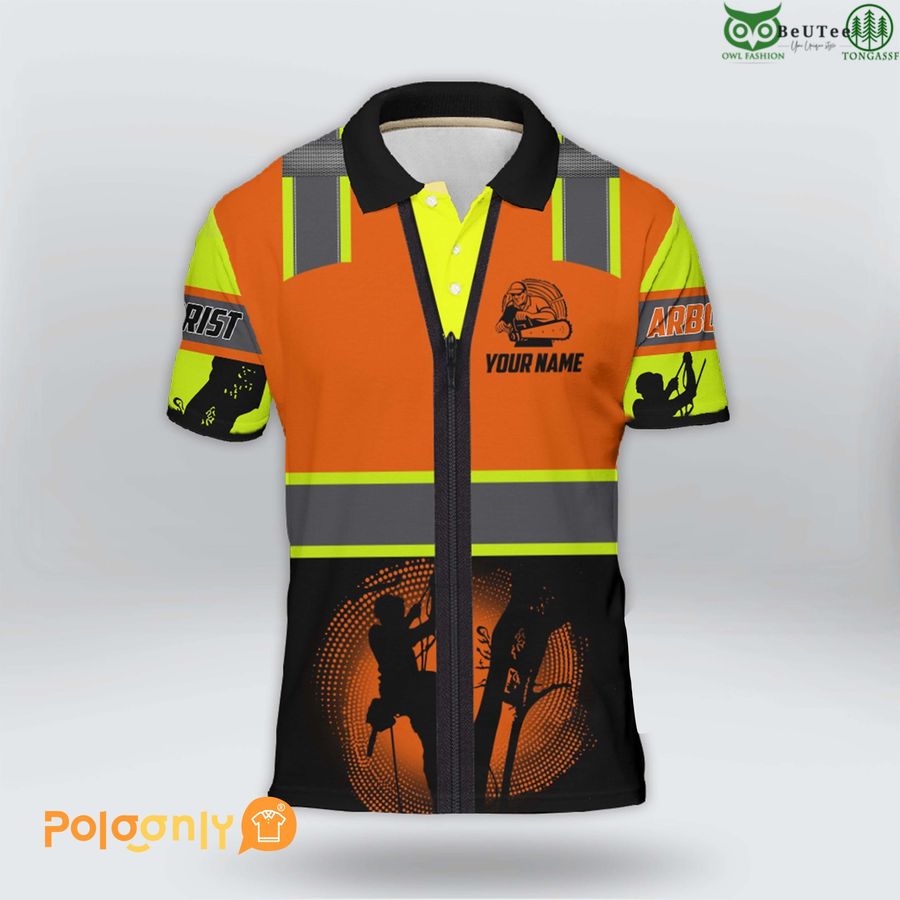 73 Arborist Personalized JUST THE TIP I PROMISE Funny Polo Shirt