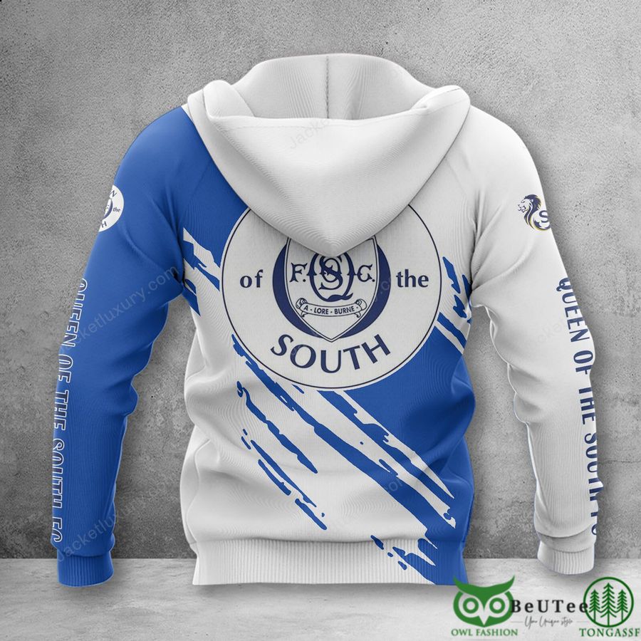 65 Queen of the South F.C. Scottish League One 3D Printed Polo Tshirt Hoodie