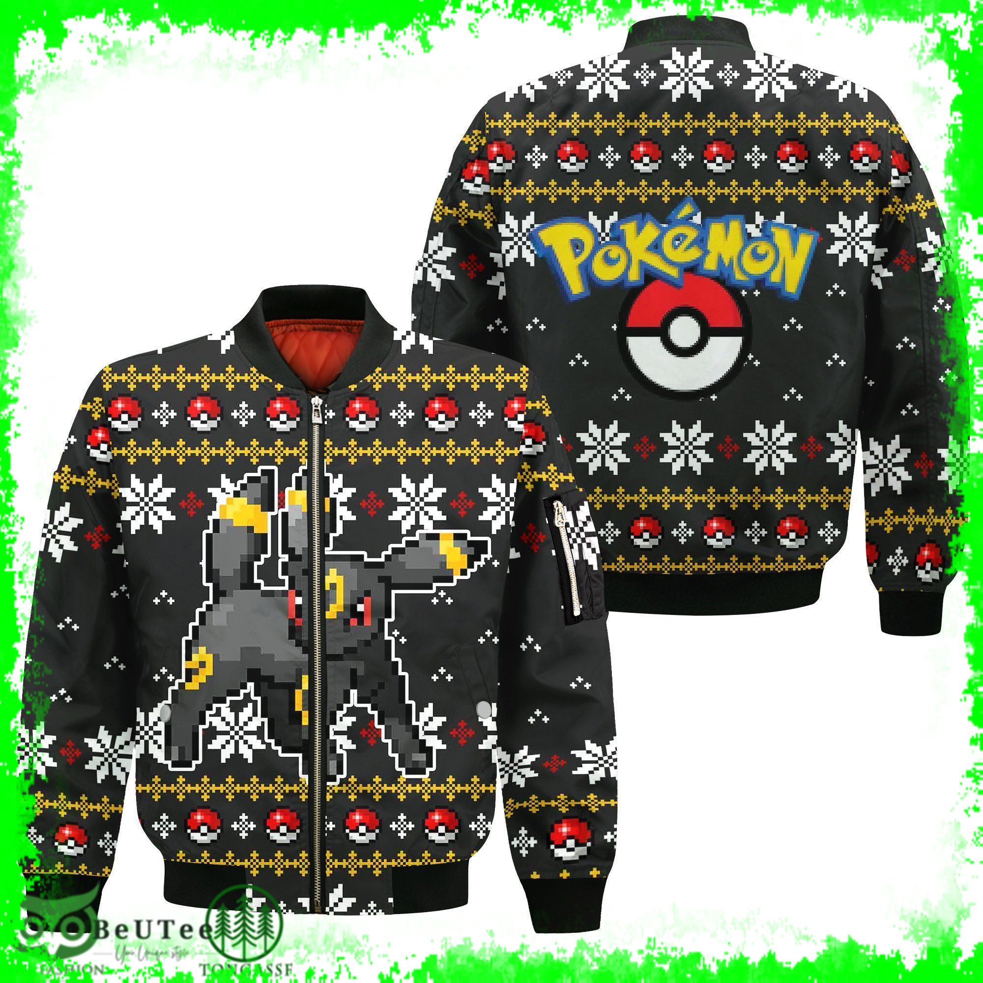 156 Pokemon Umbreon Xmas Gift Hoodie 3D Ugly Sweater