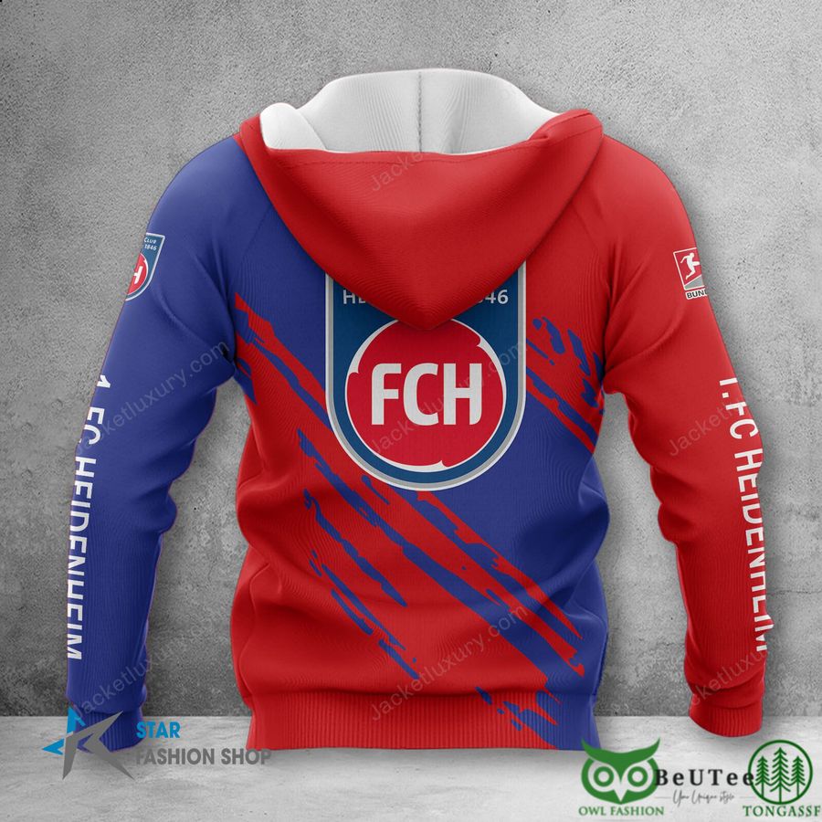 71 1. FC Heidenheim 2. Bundesliga 3D Printed Polo Tshirt Hoodie