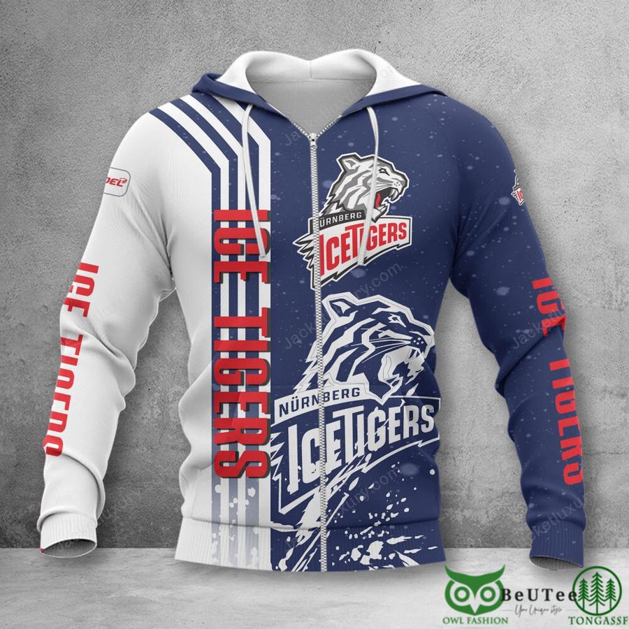 72 Nurnberg Ice Tigers Deutsche Eishockey Liga 3D Printed Polo Tshirt Hoodie