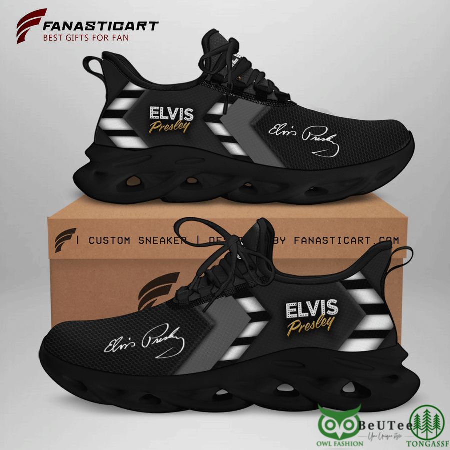22 Elvis Presley Black Gray Arrows Max Soul Sneaker