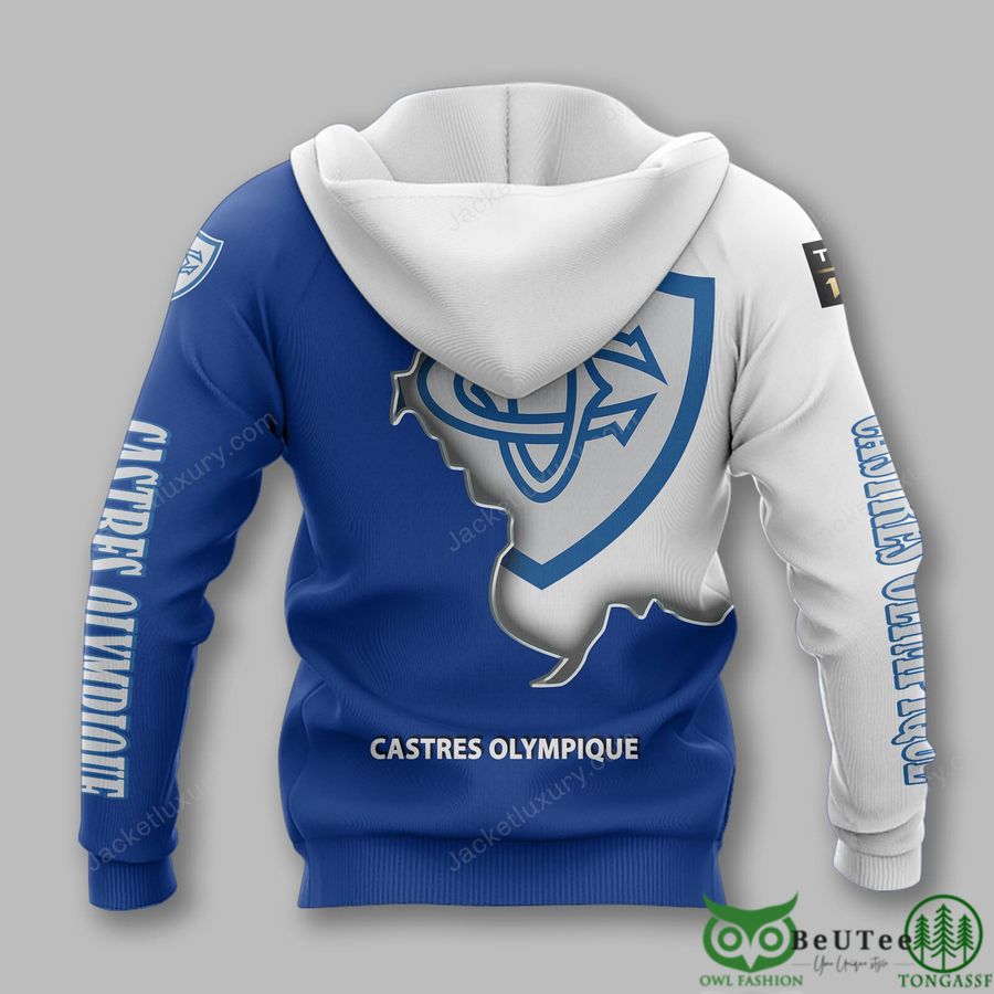 13 Castres Olympique Top 14 3D Printed Polo Tshirt Hoodie