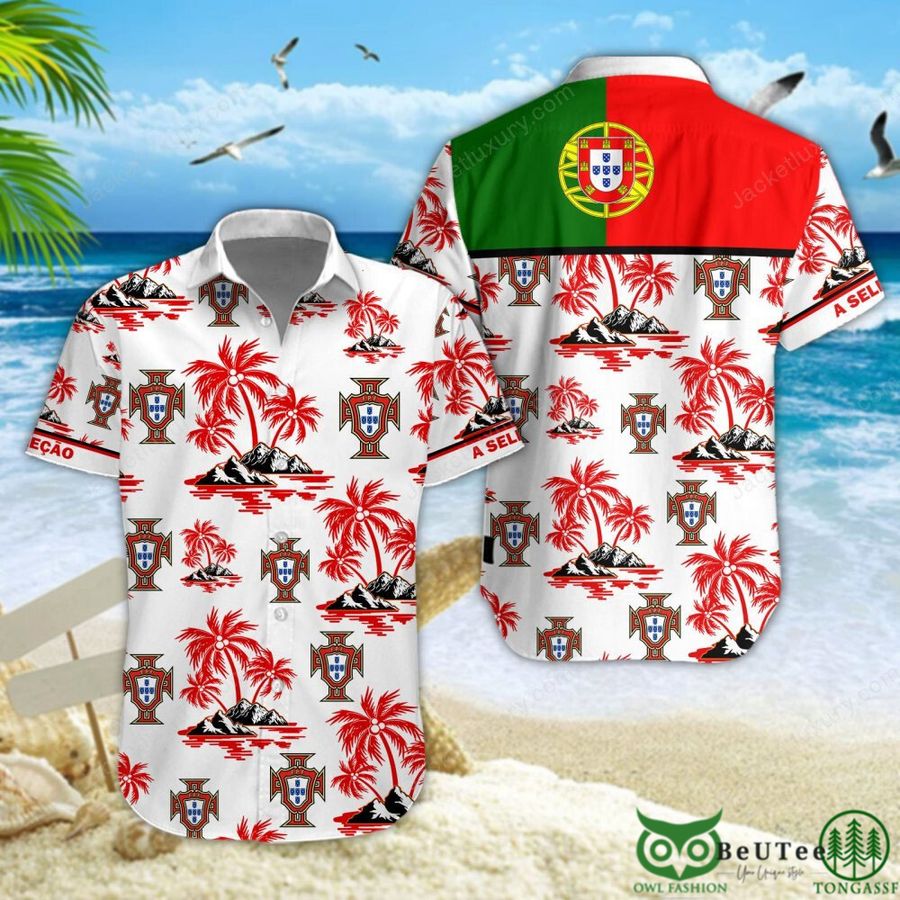 68 Portugal UEFA Football team Hawaiian Shirt
