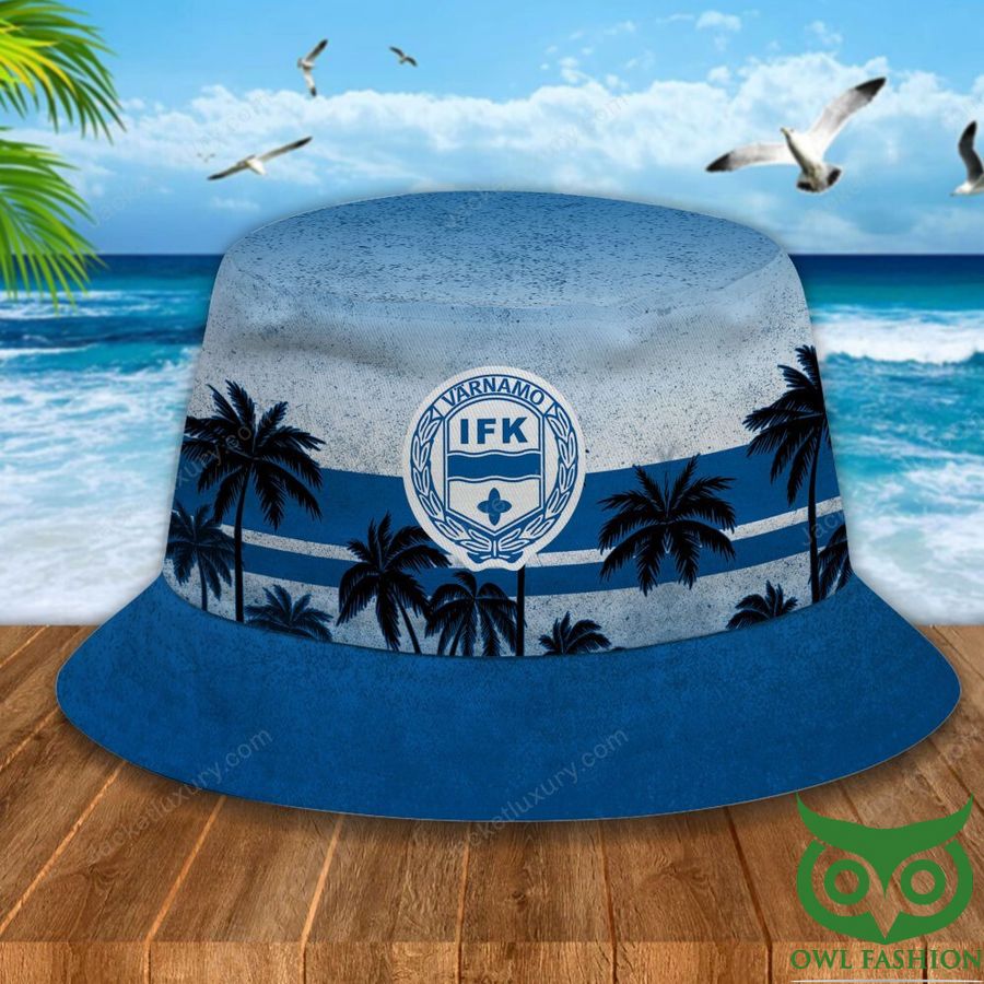 22 IFK Varnamo Palm Tree Blue Bucket Hat