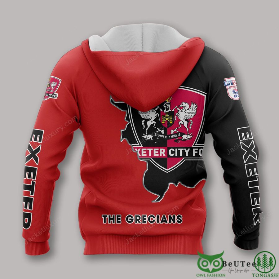 39 Exeter City EFL League One 3D Printed Polo Tshirt Hoodie