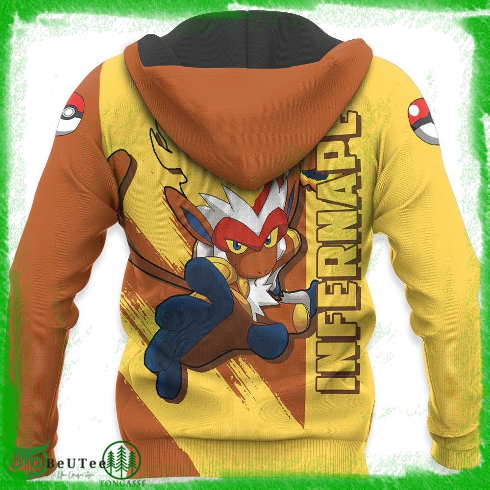 165 Pokemon Infernape Hoodie Shirt Anime Ugly Sweater
