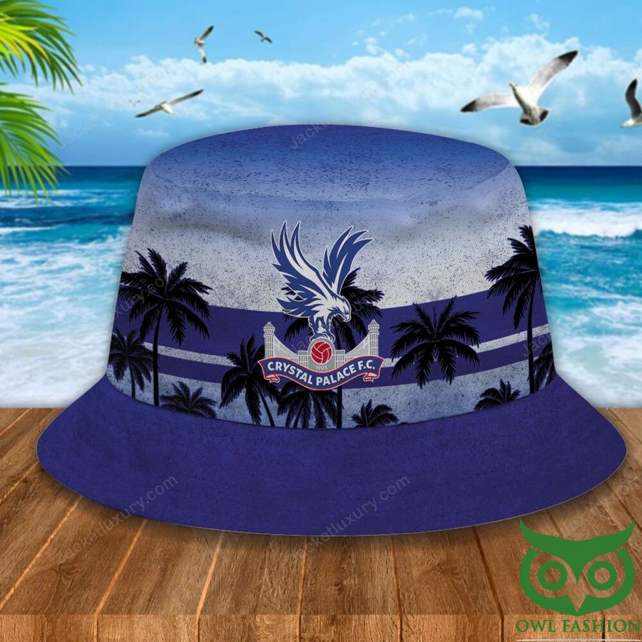 21 Crystal Palace F.C Palm Tree Blue Bucket Hat