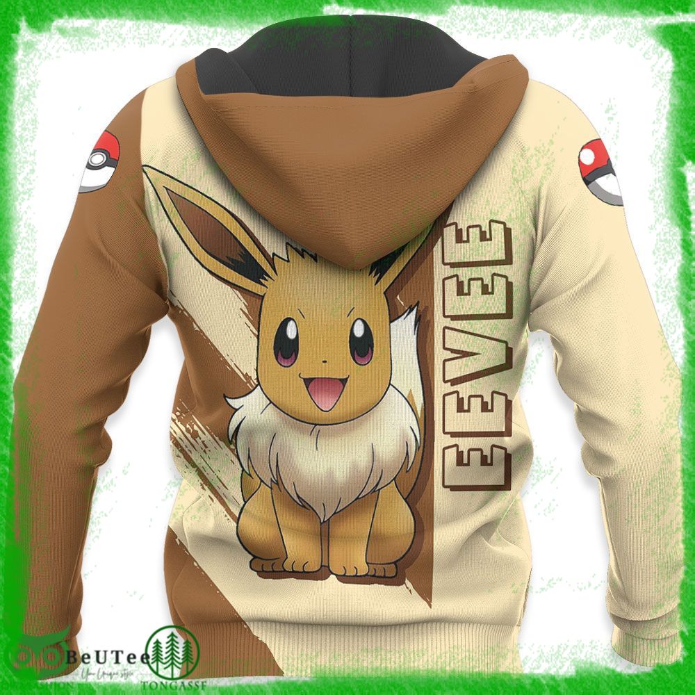 123 Pokemon Eevee Hoodie Pokemon Anime Ugly Sweater