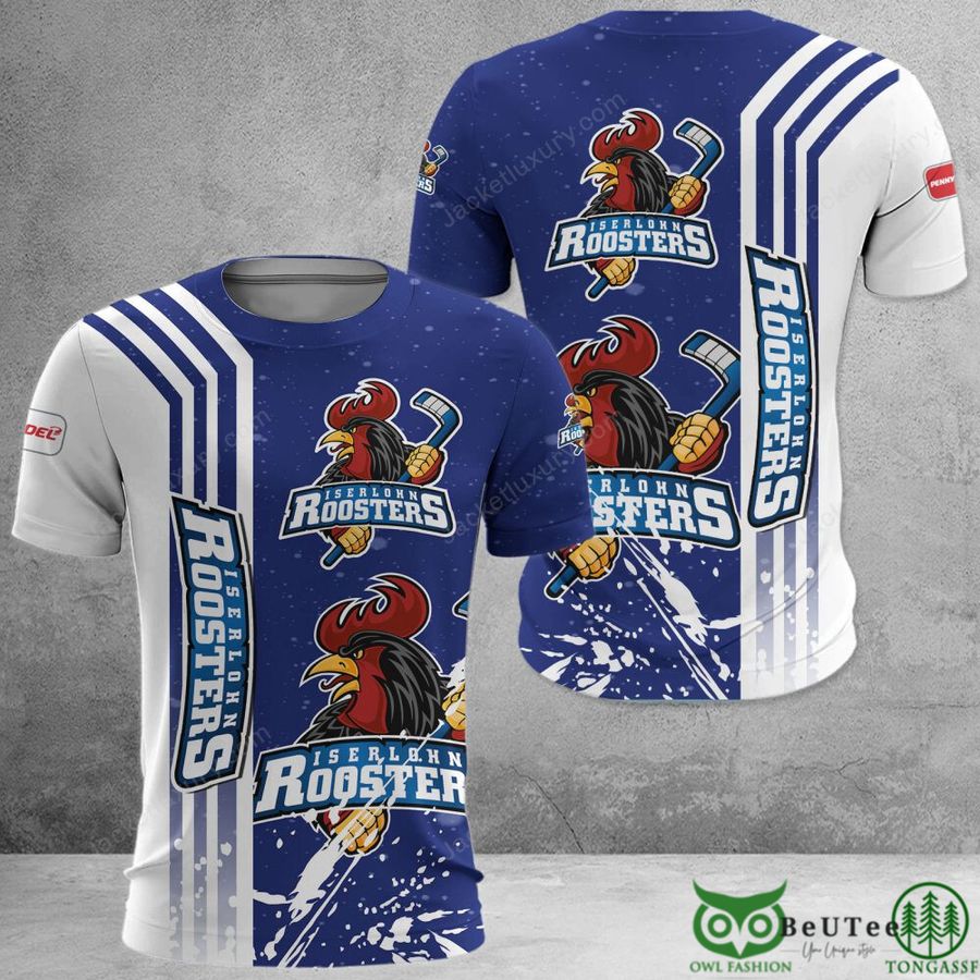 141 Iserlohn Roosters Deutsche Eishockey Liga 3D Printed Polo Tshirt Hoodie