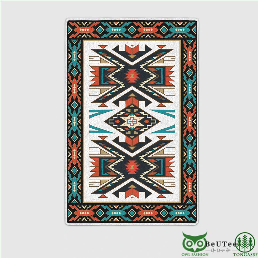 14 Native American Pattern Carpet Rug