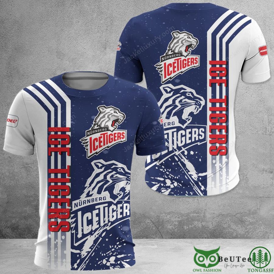 77 Nurnberg Ice Tigers Deutsche Eishockey Liga 3D Printed Polo Tshirt Hoodie