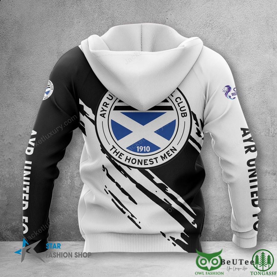12 Ayr United F.C. Scottish Championship 3D Printed Polo Tshirt Hoodie