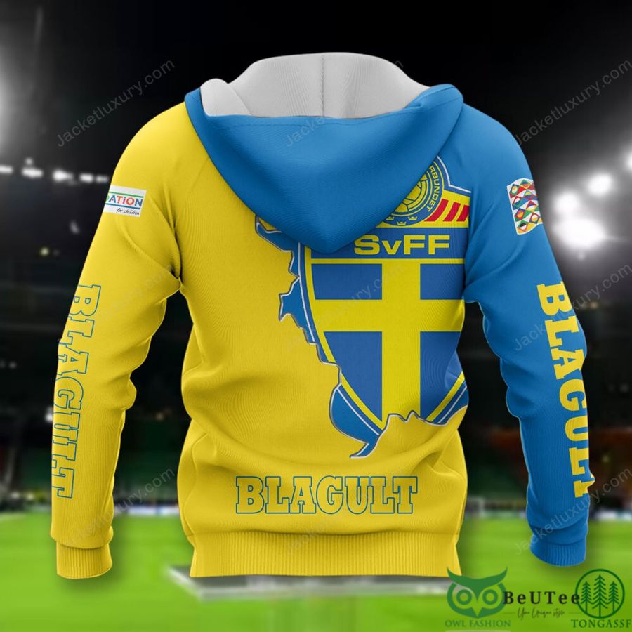 39 Sweden National Euro Football 3D Polo T shirt Hoodie