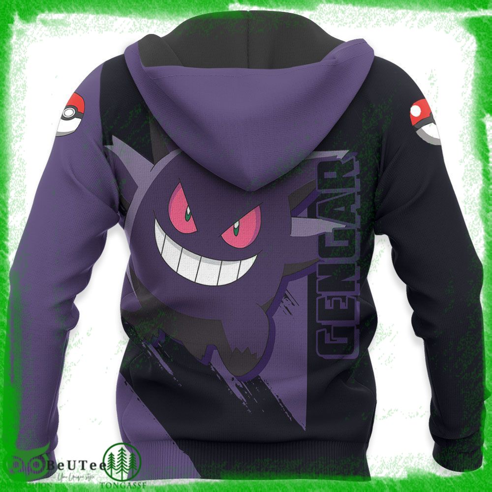 153 Gengar Hoodie Shirt Pokemon Anime Ugly Sweater