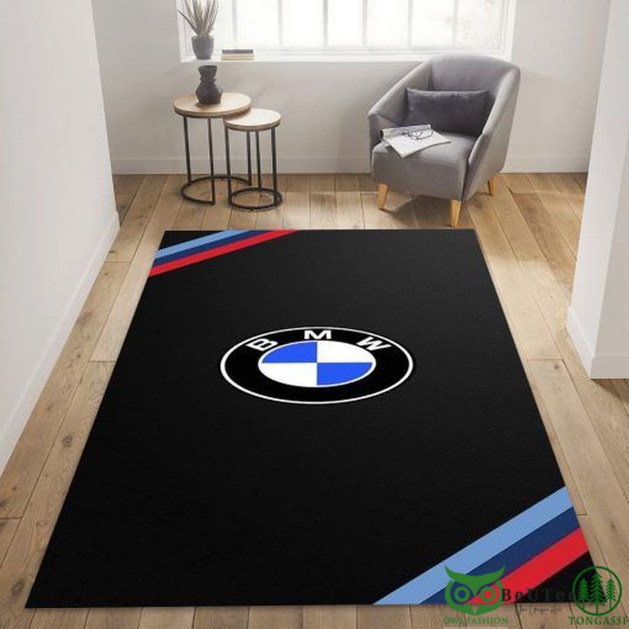 48 BMW Logo Lines on Edge Carpet Rug