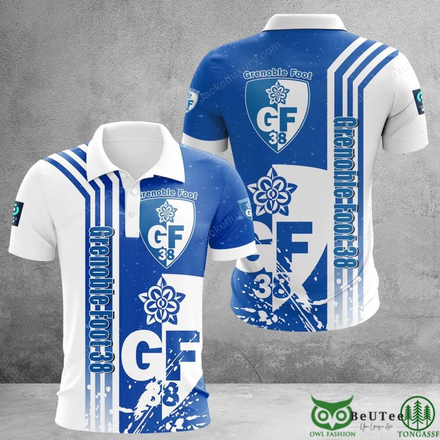 260 Grenoble Foot 38 Ligue 2 3D Printed Polo Tshirt Hoodie