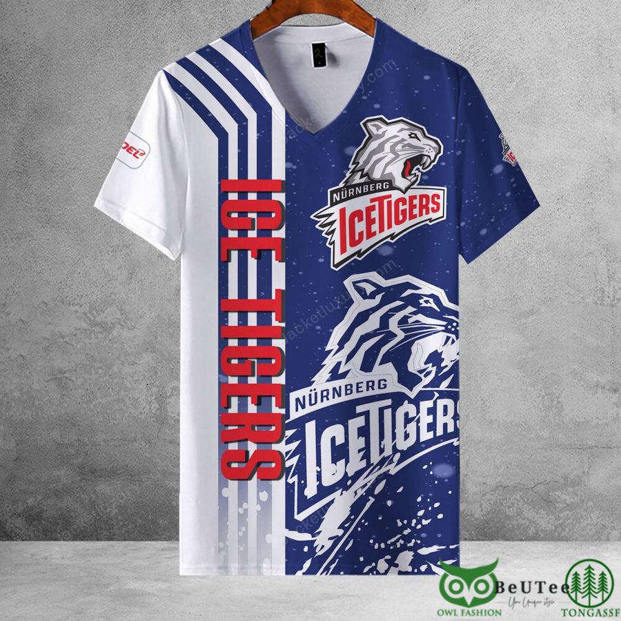 78 Nurnberg Ice Tigers Deutsche Eishockey Liga 3D Printed Polo Tshirt Hoodie