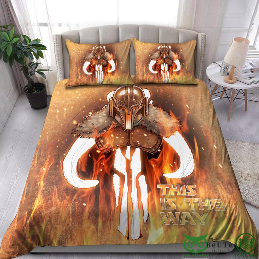 4 Star Wars This Is The Way Fire Bedding Set