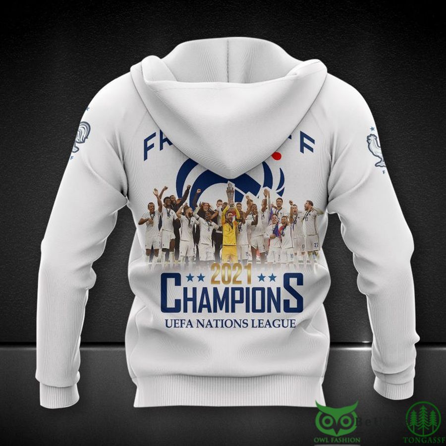 17 France FFF Champions Euro Football 3D Polo T shirt Hoodie