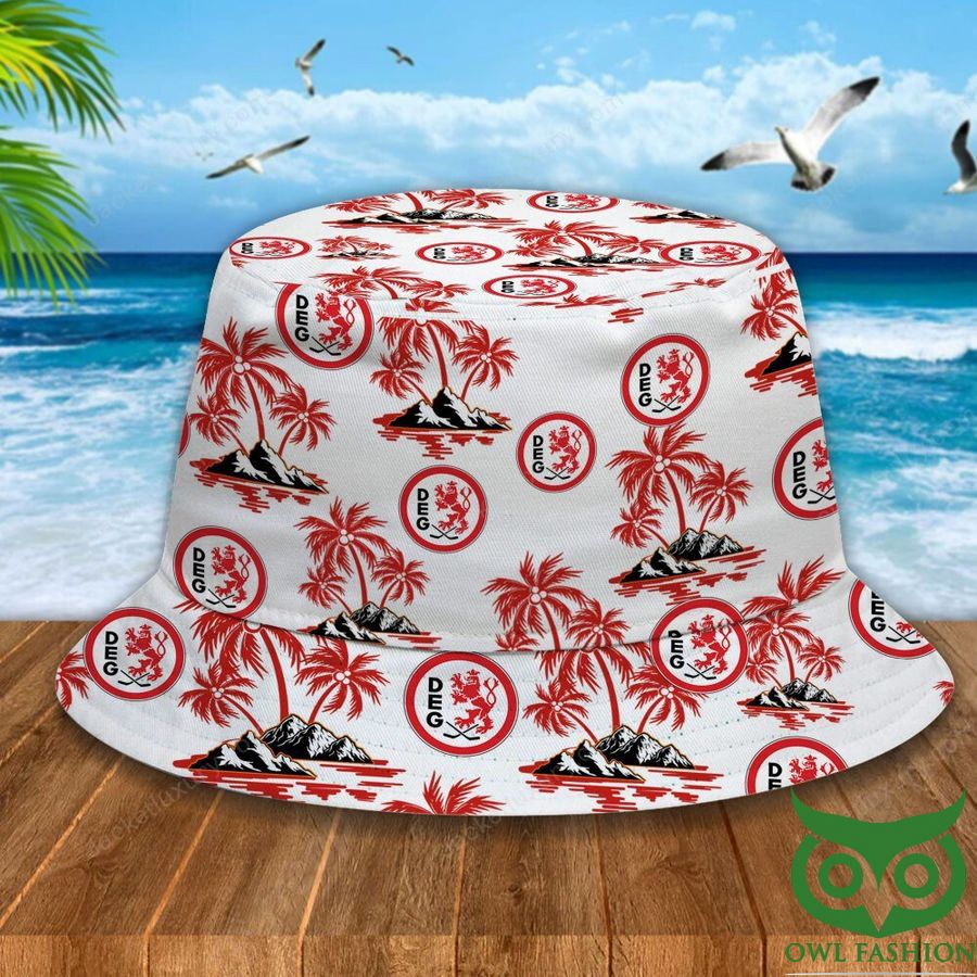 16 Dusseldorfer EG Red Palm Tree Bucket Hat