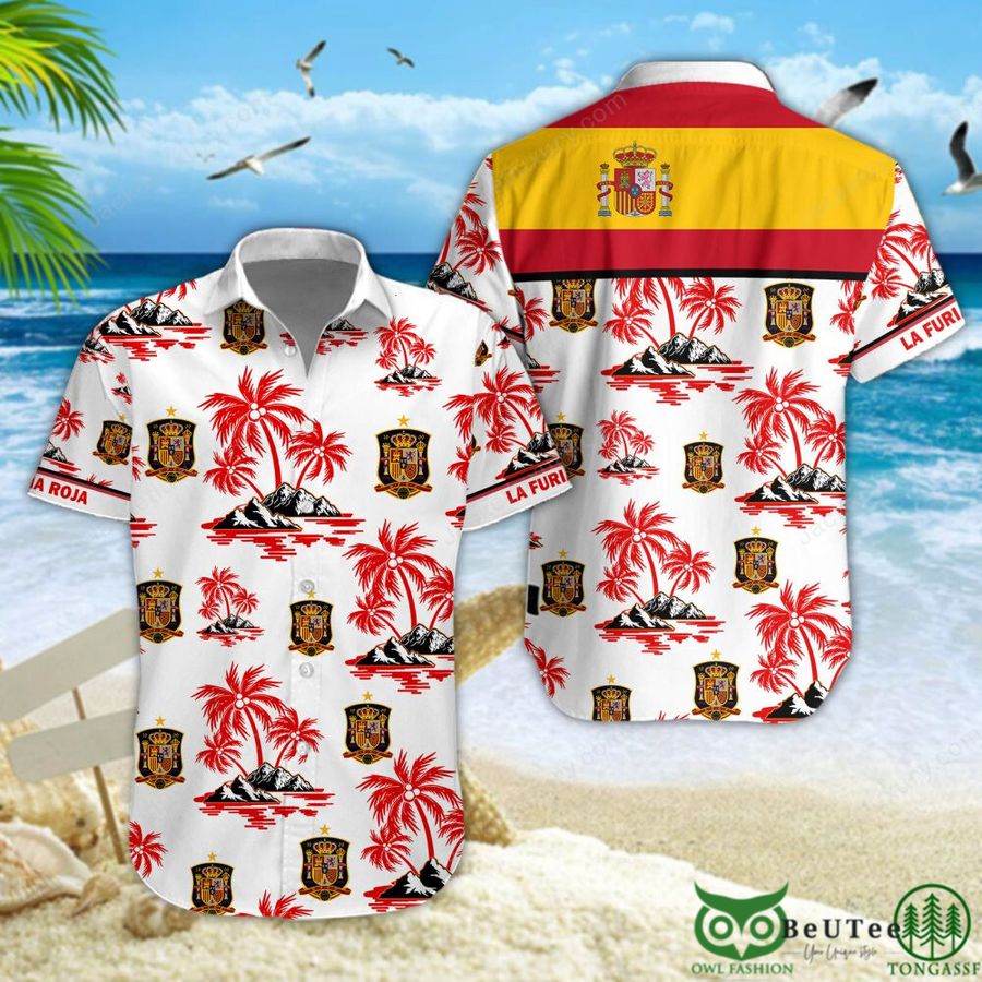 Spain UEFA football team Hawaiian Shirt Shorts