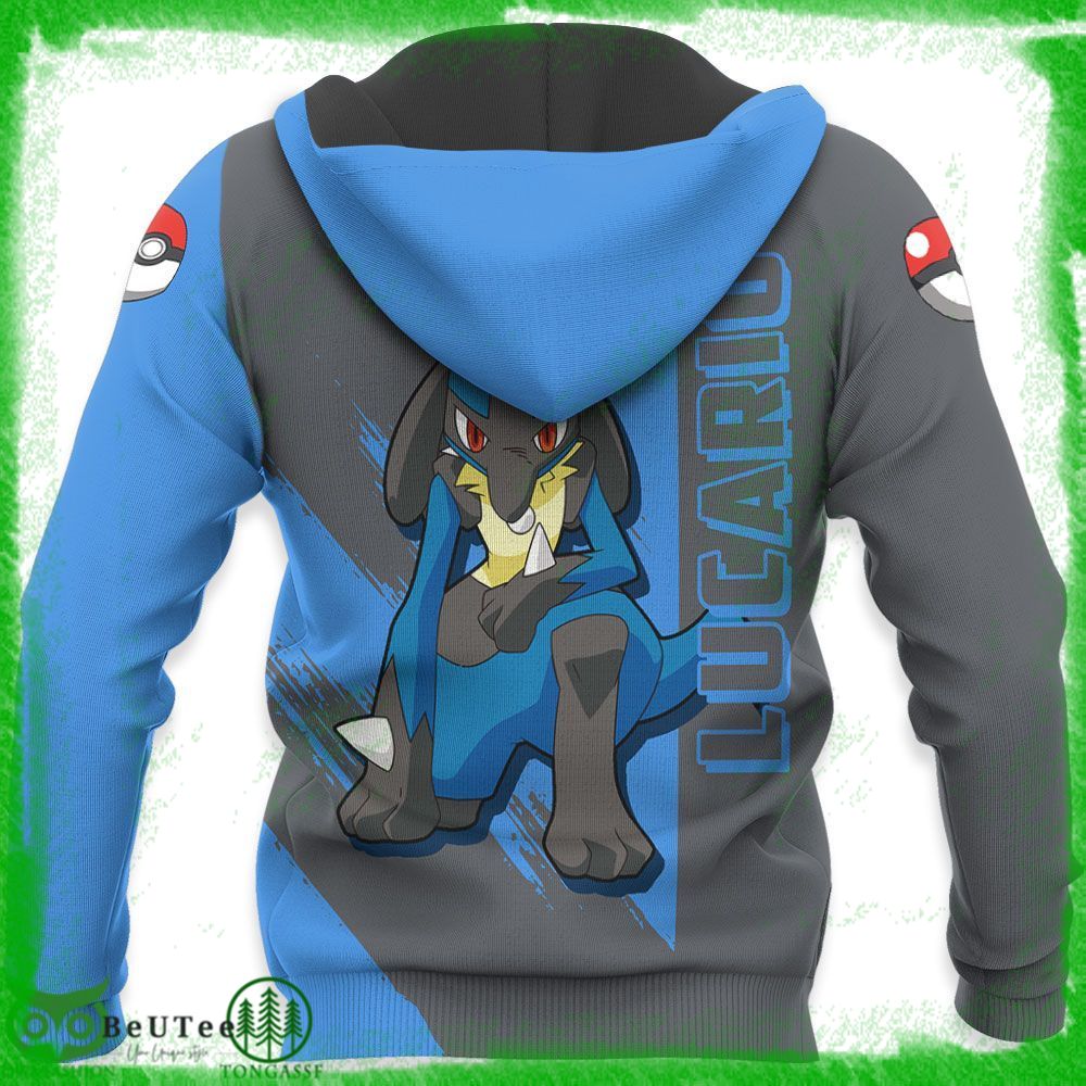 93 Lucario Hoodie Pokemon Anime Shirts Ugly Sweater