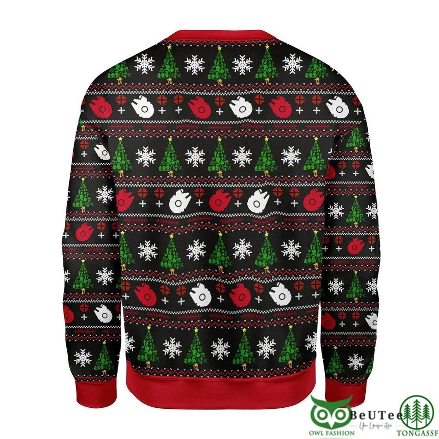 83 AMH Christmas Unisex Sweater Star Wars Tree 3D Apparel