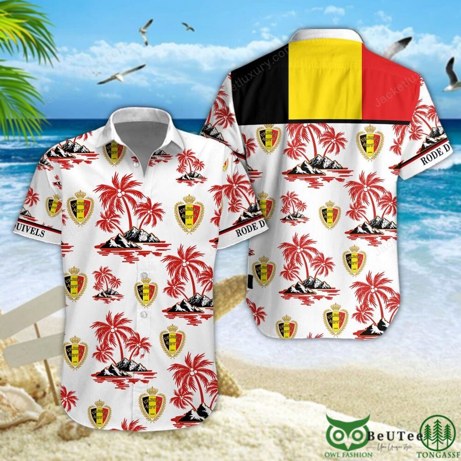 60 Belgium UEFA Football team Hawaiian Shirt