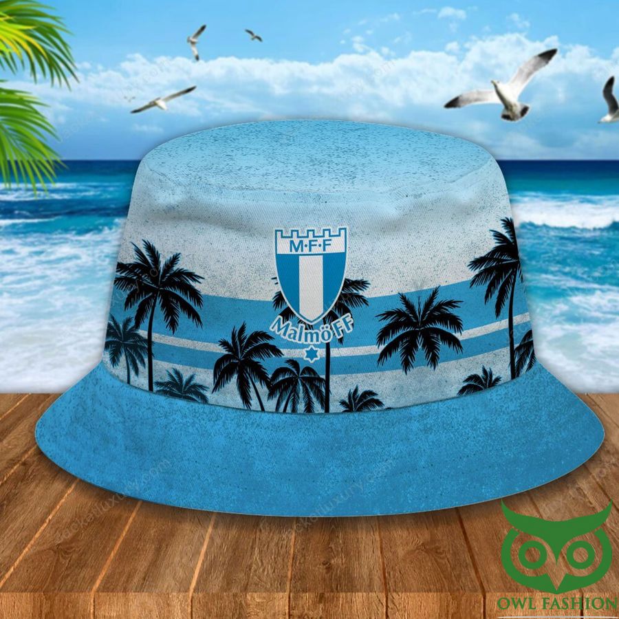 28 Malmo FF Palm Tree Blue Bucket Hat